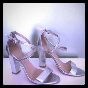 Glamorous Silver Heels